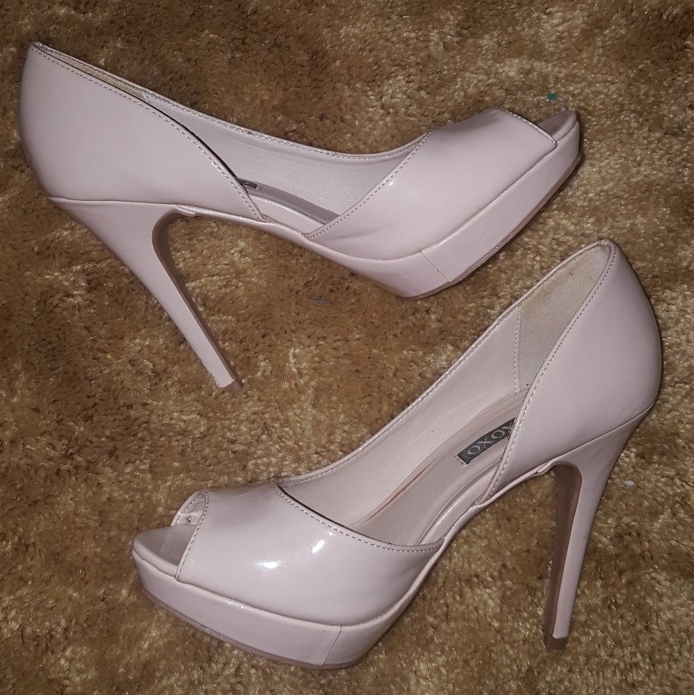 XOXO Patent (Faux) Leather Heels